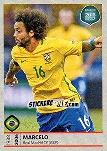 Sticker Marcelo - Road to 2018 FIFA World Cup Russia n. 310 - Panini