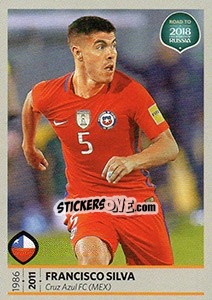 Sticker Francisco Silva - Road to 2018 FIFA World Cup Russia - Panini