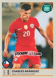 Sticker Charles Aranguiz - Road to 2018 FIFA World Cup Russia n. 331 - Panini