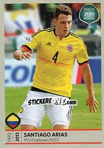 Sticker Santiago Arias - Road to 2018 FIFA World Cup Russia n. 340 - Panini