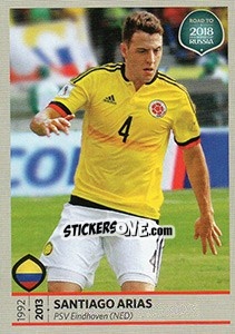 Sticker Santiago Arias - Road to 2018 FIFA World Cup Russia - Panini