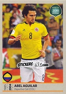 Sticker Abel Aguilar - Road to 2018 FIFA World Cup Russia n. 343 - Panini