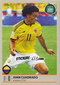 Sticker Juan Cuadrado - Road to 2018 FIFA World Cup Russia - Panini