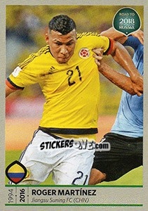 Sticker Roger Martinez - Road to 2018 FIFA World Cup Russia n. 349 - Panini