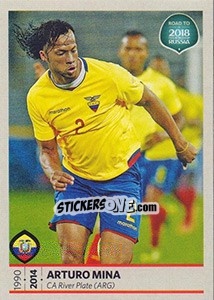 Sticker Arturo Mina - Road to 2018 FIFA World Cup Russia - Panini