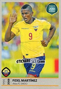Figurina Fidel Martinez - Road to 2018 FIFA World Cup Russia n. 364 - Panini