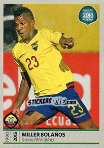 Figurina Miller Bolanos - Road to 2018 FIFA World Cup Russia n. 365 - Panini
