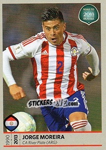 Sticker Jorge Moreira - Road to 2018 FIFA World Cup Russia n. 372 - Panini