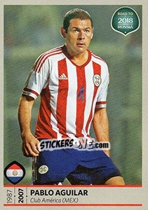 Sticker Pablo Aguilar - Road to 2018 FIFA World Cup Russia n. 373 - Panini