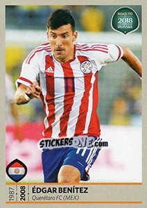 Sticker Edgar Benitez - Road to 2018 FIFA World Cup Russia n. 379 - Panini