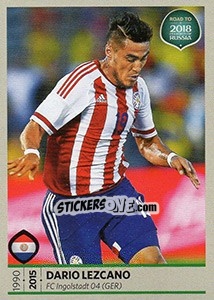 Sticker Dario Lezcano - Road to 2018 FIFA World Cup Russia n. 380 - Panini