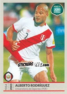 Sticker Alberto Rodriguez - Road to 2018 FIFA World Cup Russia - Panini