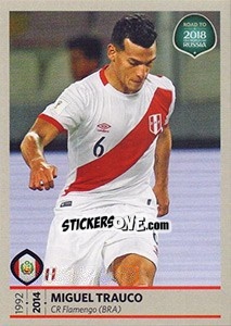 Sticker Miguel Trauco - Road to 2018 FIFA World Cup Russia n. 390 - Panini