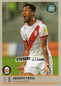 Sticker Renato Tapia - Road to 2018 FIFA World Cup Russia n. 393 - Panini