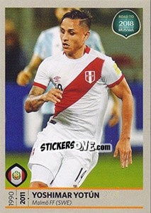Sticker Yoshimar Yotun - Road to 2018 FIFA World Cup Russia n. 394 - Panini