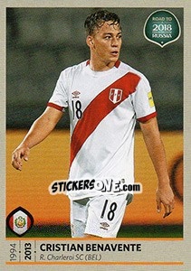 Sticker Cristian Benavente - Road to 2018 FIFA World Cup Russia n. 396 - Panini