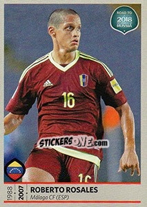 Sticker Roberto Rosales - Road to 2018 FIFA World Cup Russia n. 404 - Panini