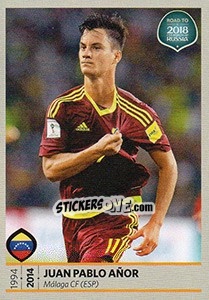 Sticker Juan Pablo Anor - Road to 2018 FIFA World Cup Russia n. 409 - Panini