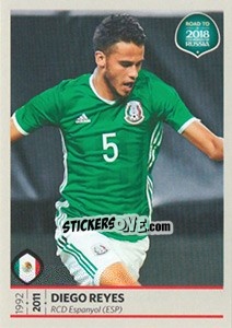 Sticker Diego Reyes - Road to 2018 FIFA World Cup Russia - Panini