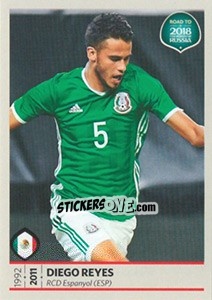 Sticker Diego Reyes - Road to 2018 FIFA World Cup Russia n. 421 - Panini