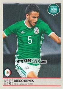 Figurina Diego Reyes - Road to 2018 FIFA World Cup Russia - Panini