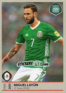 Sticker Miguel Layun - Road to 2018 FIFA World Cup Russia n. 422 - Panini
