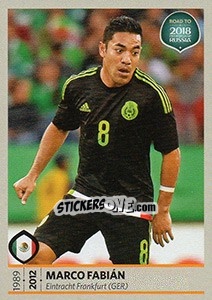 Sticker Marco Fabian - Road to 2018 FIFA World Cup Russia n. 426 - Panini