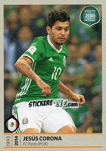 Sticker Jesus Corona - Road to 2018 FIFA World Cup Russia - Panini