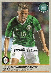 Sticker Giovani dos Santos - Road to 2018 FIFA World Cup Russia n. 428 - Panini
