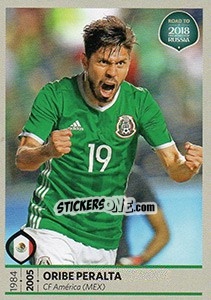 Sticker Oribe Peralta - Road to 2018 FIFA World Cup Russia n. 431 - Panini