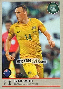 Sticker Brad Smith - Road to 2018 FIFA World Cup Russia n. 436 - Panini