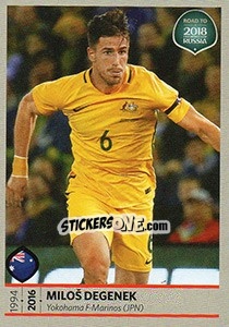 Sticker Milos Degenek - Road to 2018 FIFA World Cup Russia n. 438 - Panini
