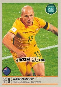 Sticker Aaron Mooy - Road to 2018 FIFA World Cup Russia n. 442 - Panini