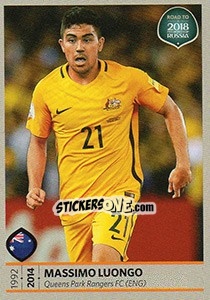 Sticker Massimo Luongo - Road to 2018 FIFA World Cup Russia n. 443 - Panini
