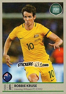 Cromo Robbie Kruse - Road to 2018 FIFA World Cup Russia - Panini