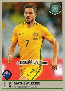 Sticker Mathew Leckie - Road to 2018 FIFA World Cup Russia n. 446 - Panini