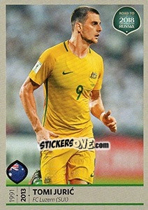 Sticker Tomi Juric - Road to 2018 FIFA World Cup Russia n. 447 - Panini