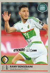 Sticker Ramy Bensebaini - Road to 2018 FIFA World Cup Russia n. 451 - Panini