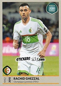 Sticker Rachid Ghezzal - Road to 2018 FIFA World Cup Russia - Panini