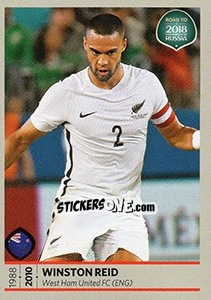 Sticker Winston Reid - Road to 2018 FIFA World Cup Russia n. 466 - Panini