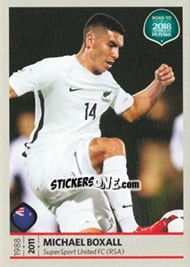 Sticker Michael Boxall - Road to 2018 FIFA World Cup Russia n. 467 - Panini
