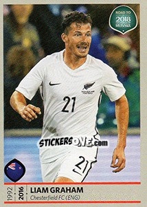 Sticker Liam Graham - Road to 2018 FIFA World Cup Russia n. 468 - Panini