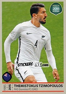 Sticker Themistoklis Tzimopoulos - Road to 2018 FIFA World Cup Russia n. 469 - Panini