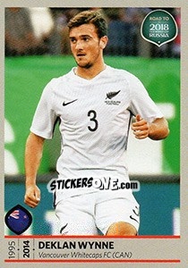 Sticker Deklan Wynne - Road to 2018 FIFA World Cup Russia n. 471 - Panini