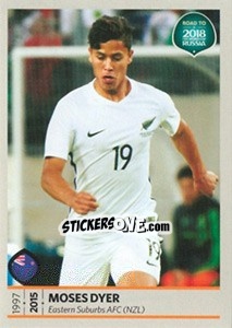 Sticker Moses Dyer - Road to 2018 FIFA World Cup Russia - Panini