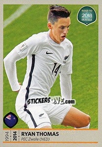 Sticker Ryan Thomas - Road to 2018 FIFA World Cup Russia n. 475 - Panini