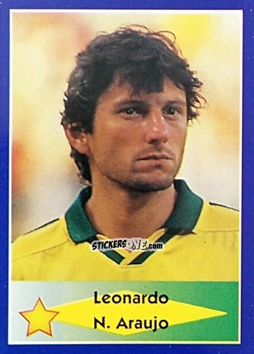 Sticker Leonardo N. Araujo - Mundial Francia 1998 n. 16 - Navarrete