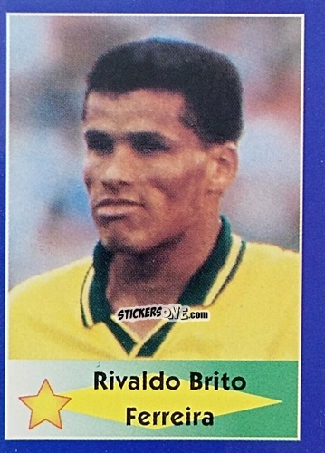 Sticker Rivaldo Brito Ferreira - Mundial Francia 1998 n. 19 - Navarrete