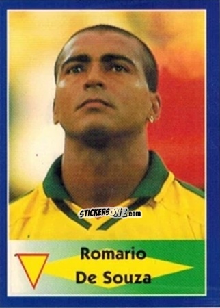 Sticker Romario De Souza - Mundial Francia 1998 n. 20 - Navarrete