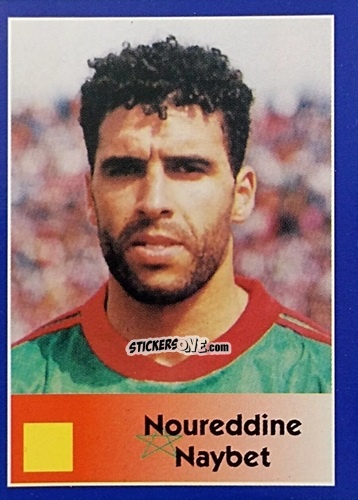 Sticker Noureddine Naybet - Mundial Francia 1998 n. 28 - Navarrete
